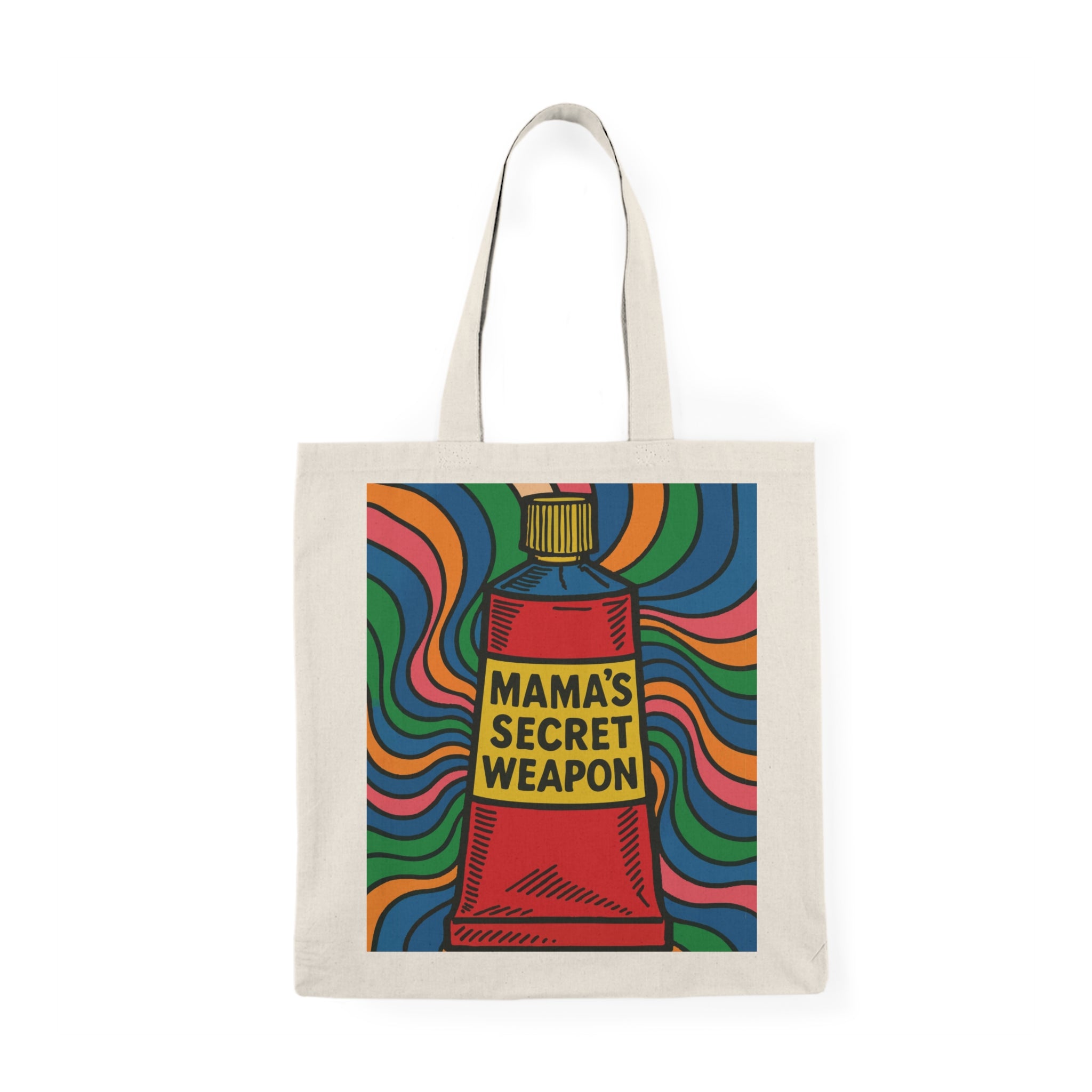 Mama’s Secret Weapon. Cotton Canvas Tote Bag