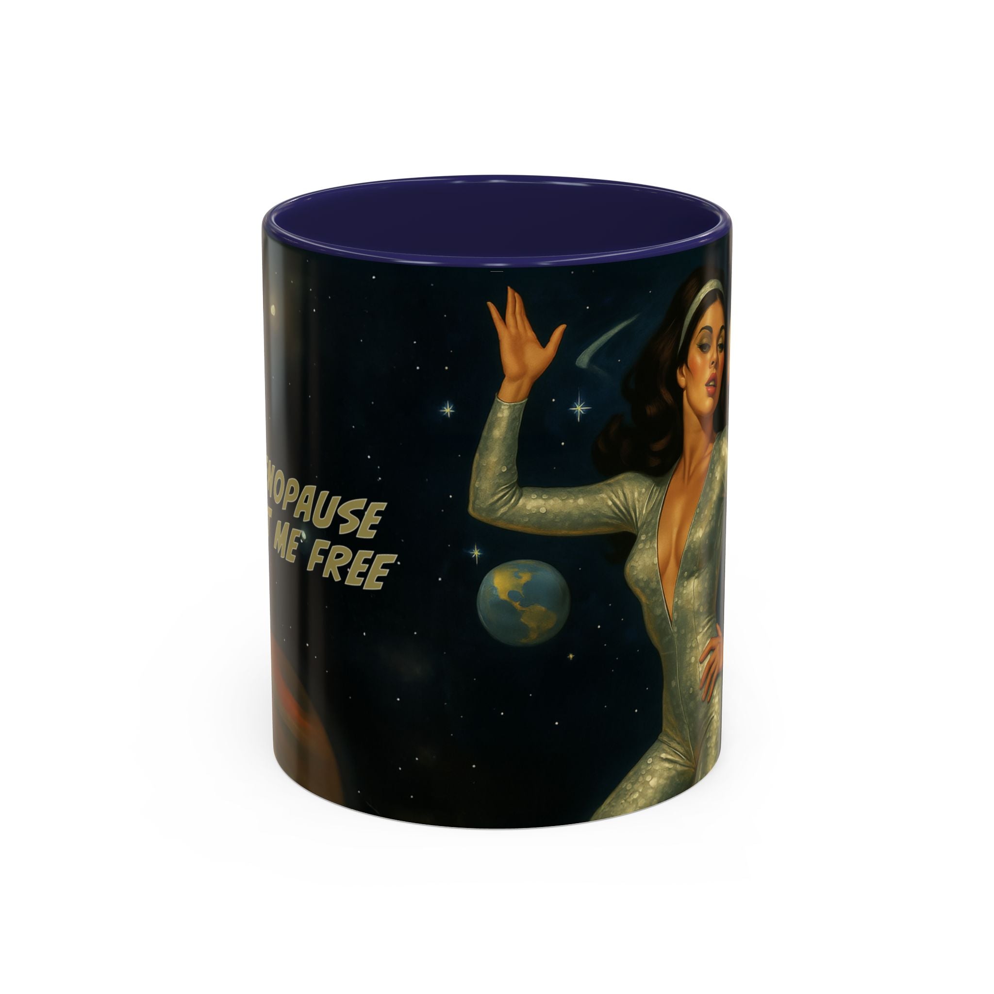 Menopause, Set Me Free. Funny Retro Coffee Mug