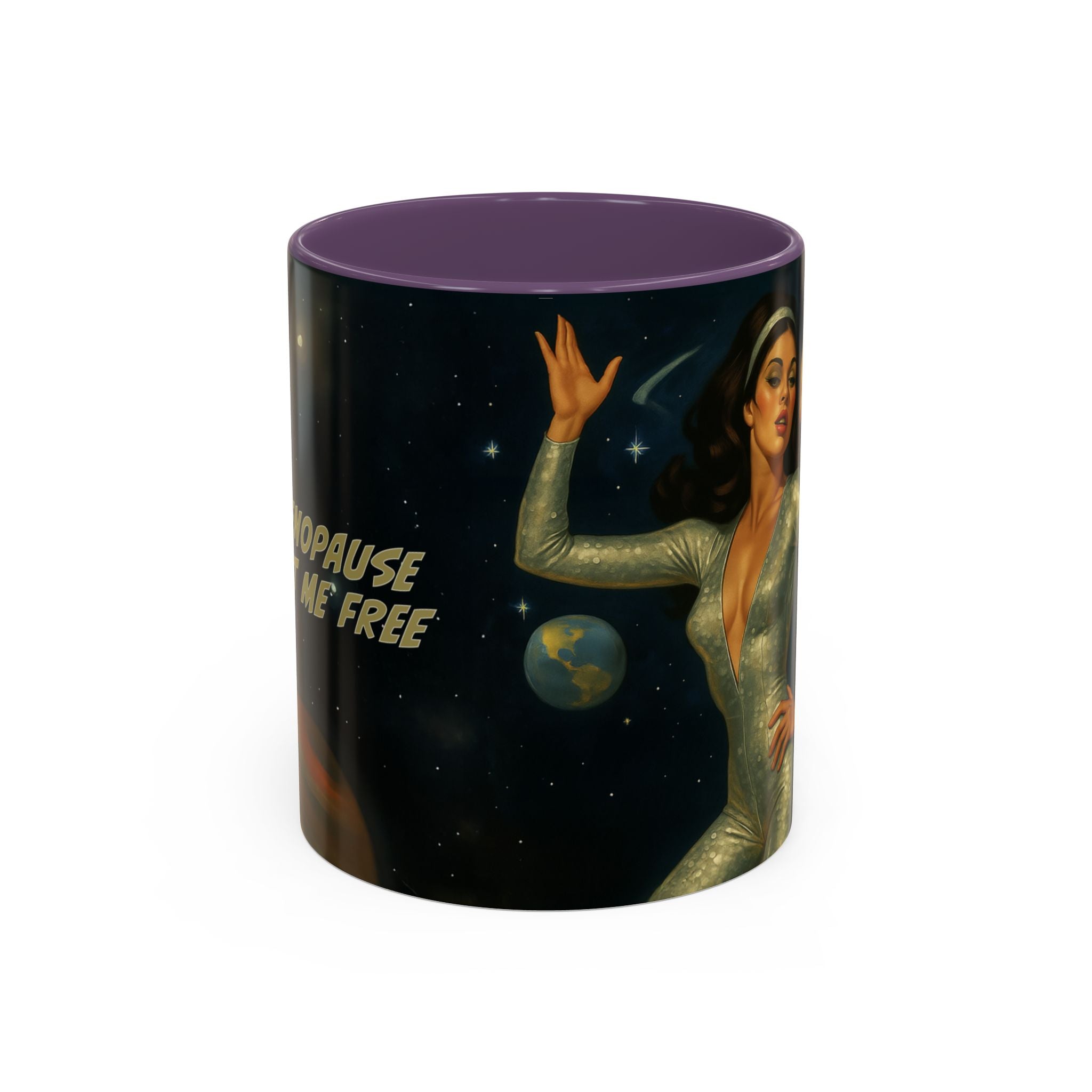 Menopause, Set Me Free. Funny Retro Coffee Mug