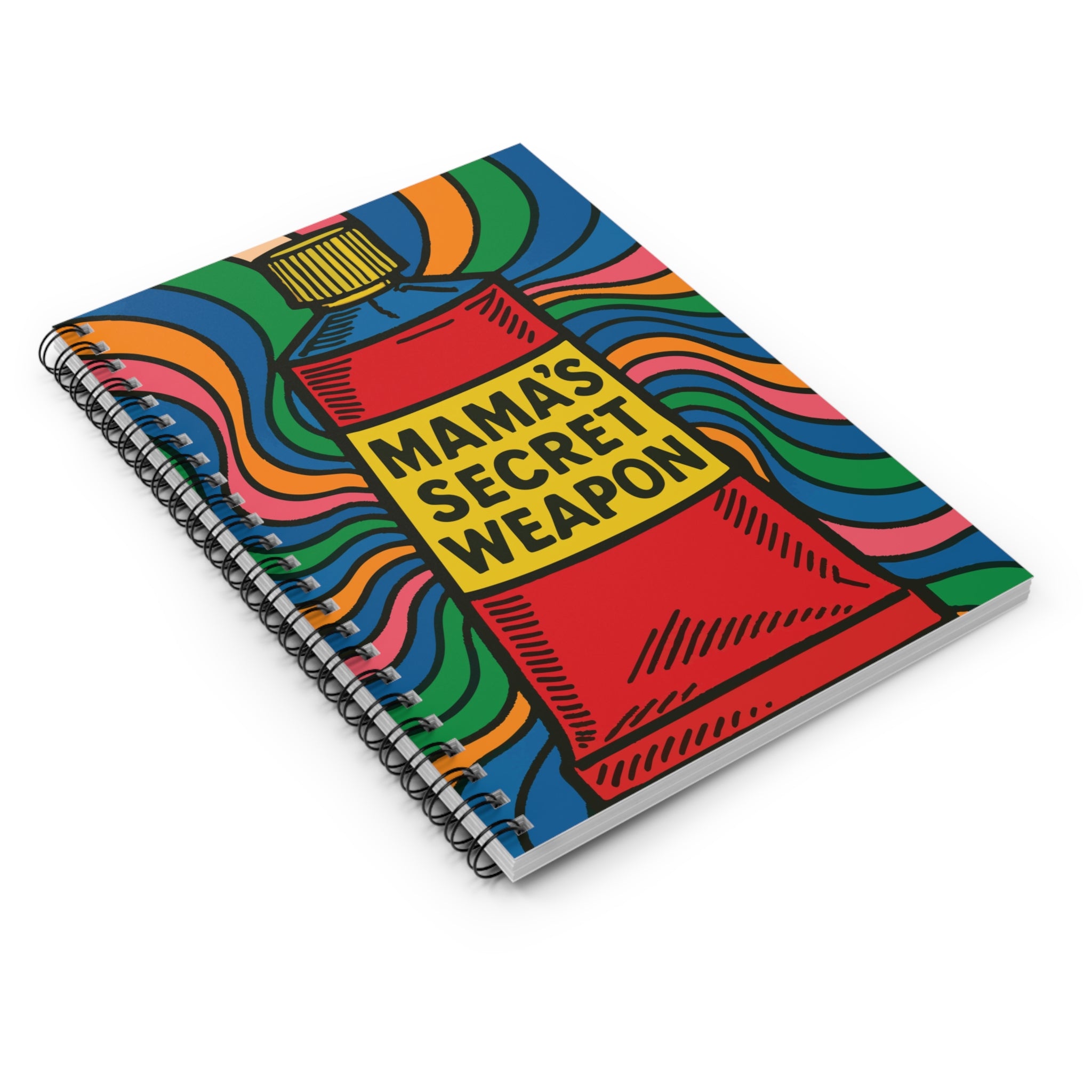 Mama’s Secret Weapon. Spiral Notebook.