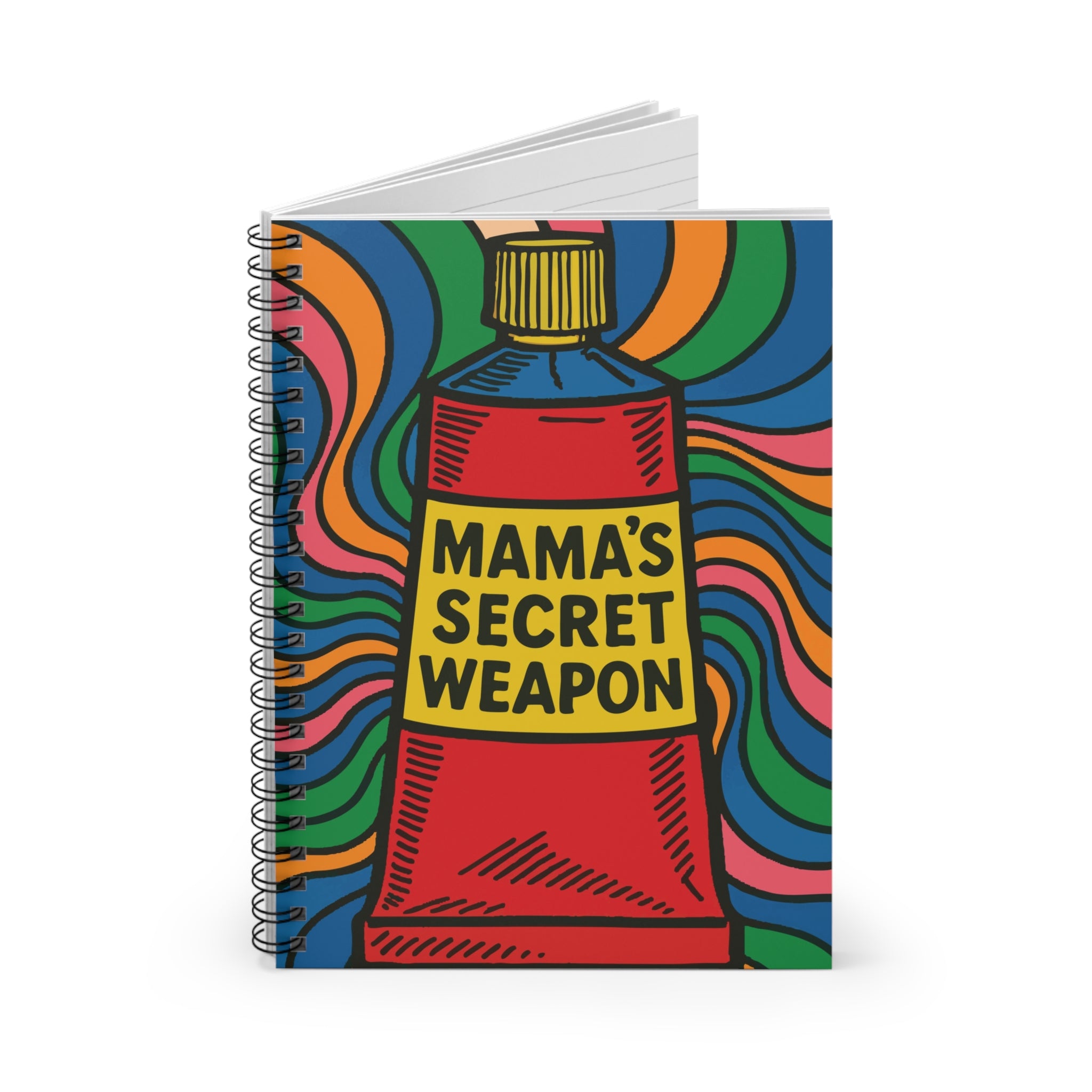 Mama’s Secret Weapon. Spiral Notebook.