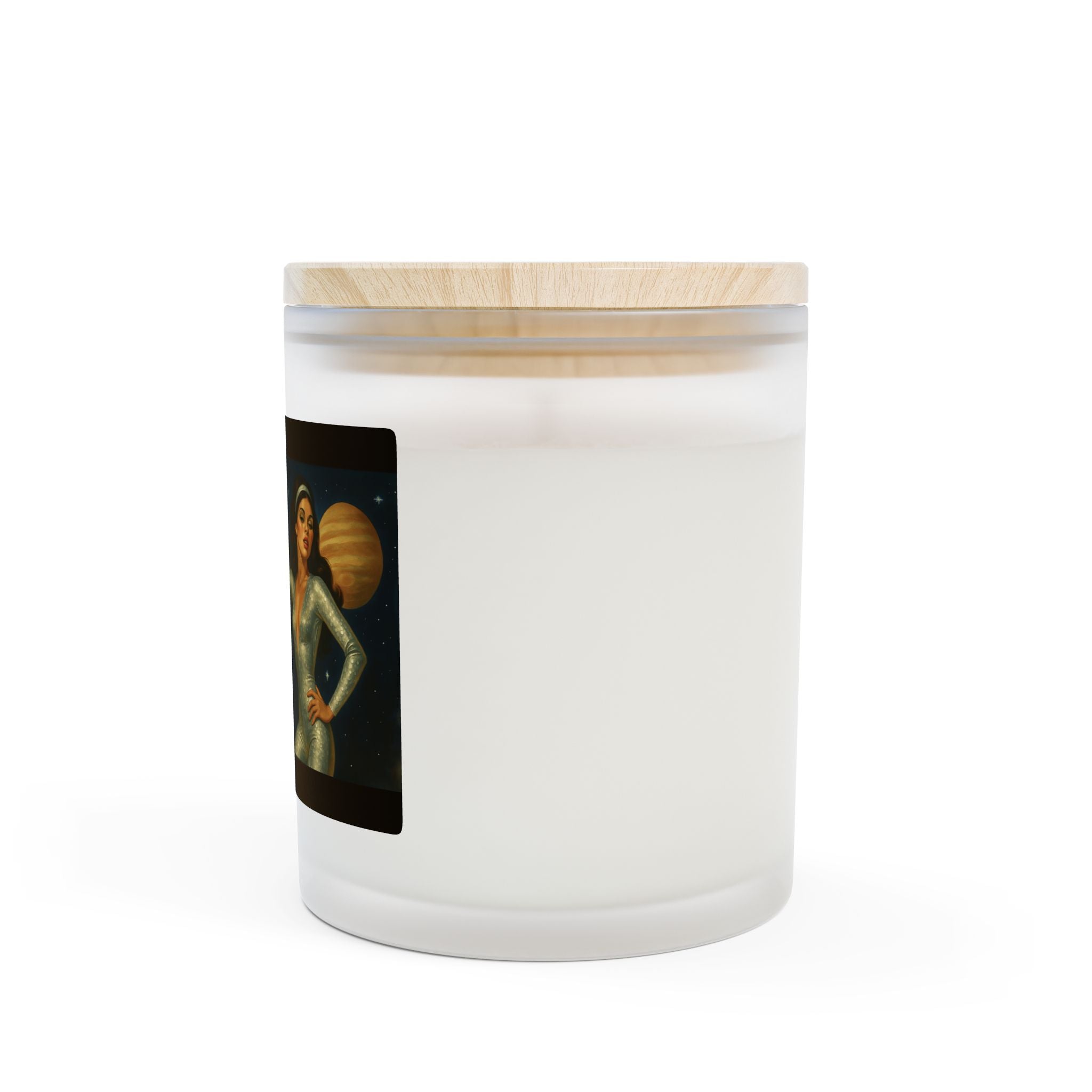 Menopause Set Me Free. Astronaut Frosted Glass Candle