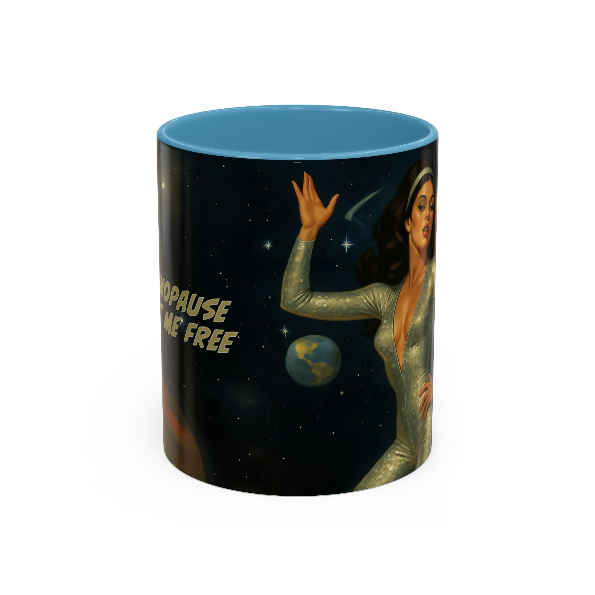 Menopause, Set Me Free. Funny Retro Coffee Mug