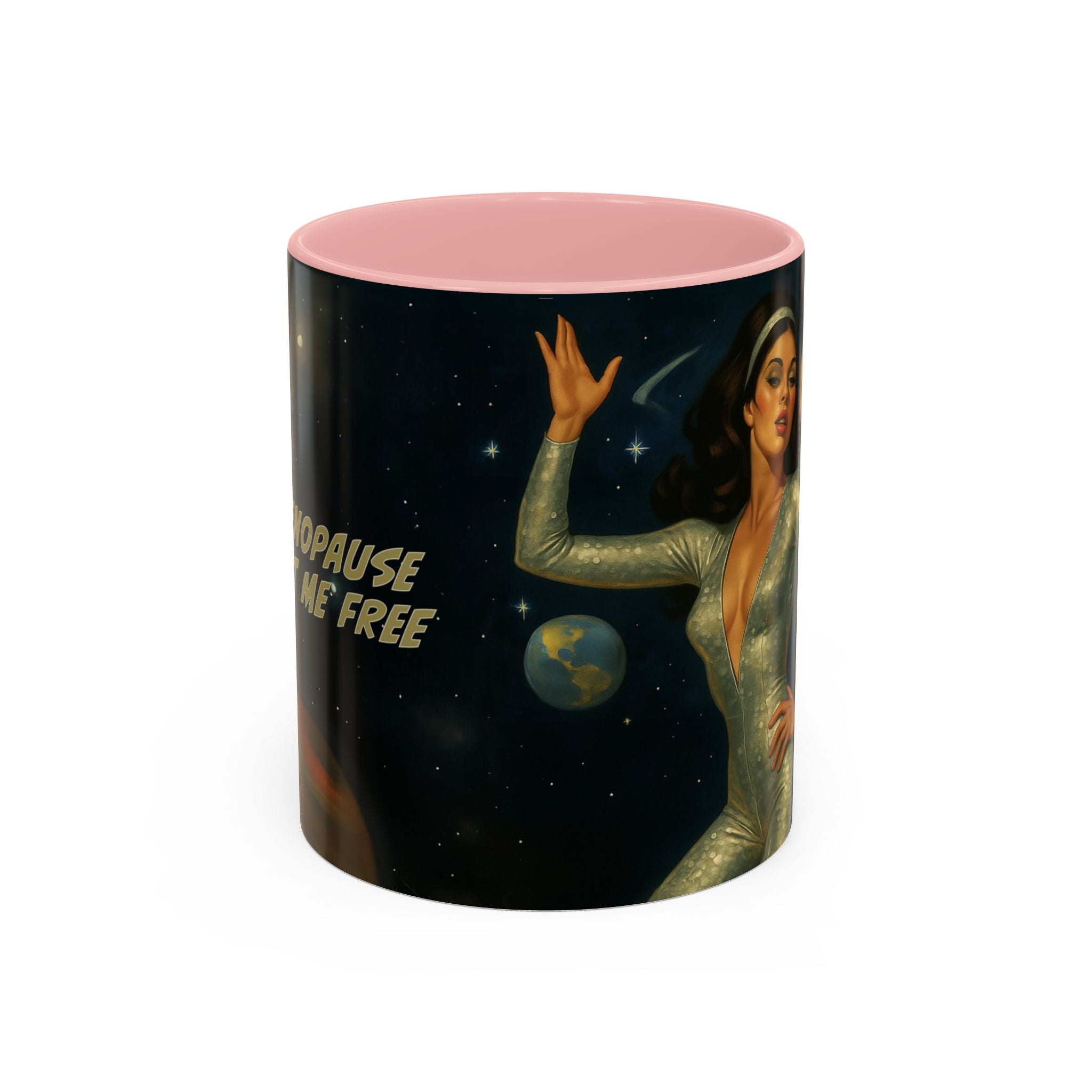 Menopause, Set Me Free. Funny Retro Coffee Mug