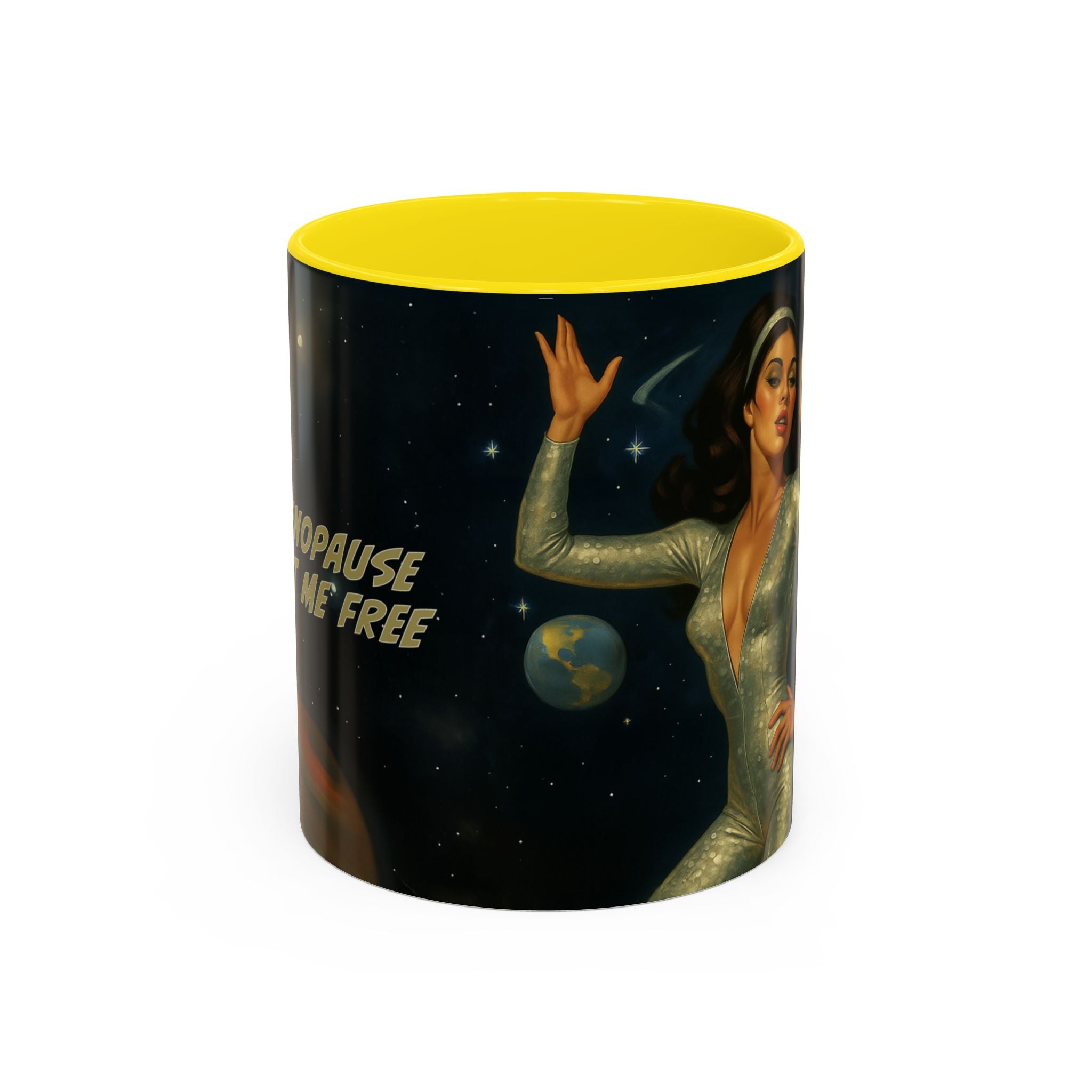 Menopause, Set Me Free. Funny Retro Coffee Mug
