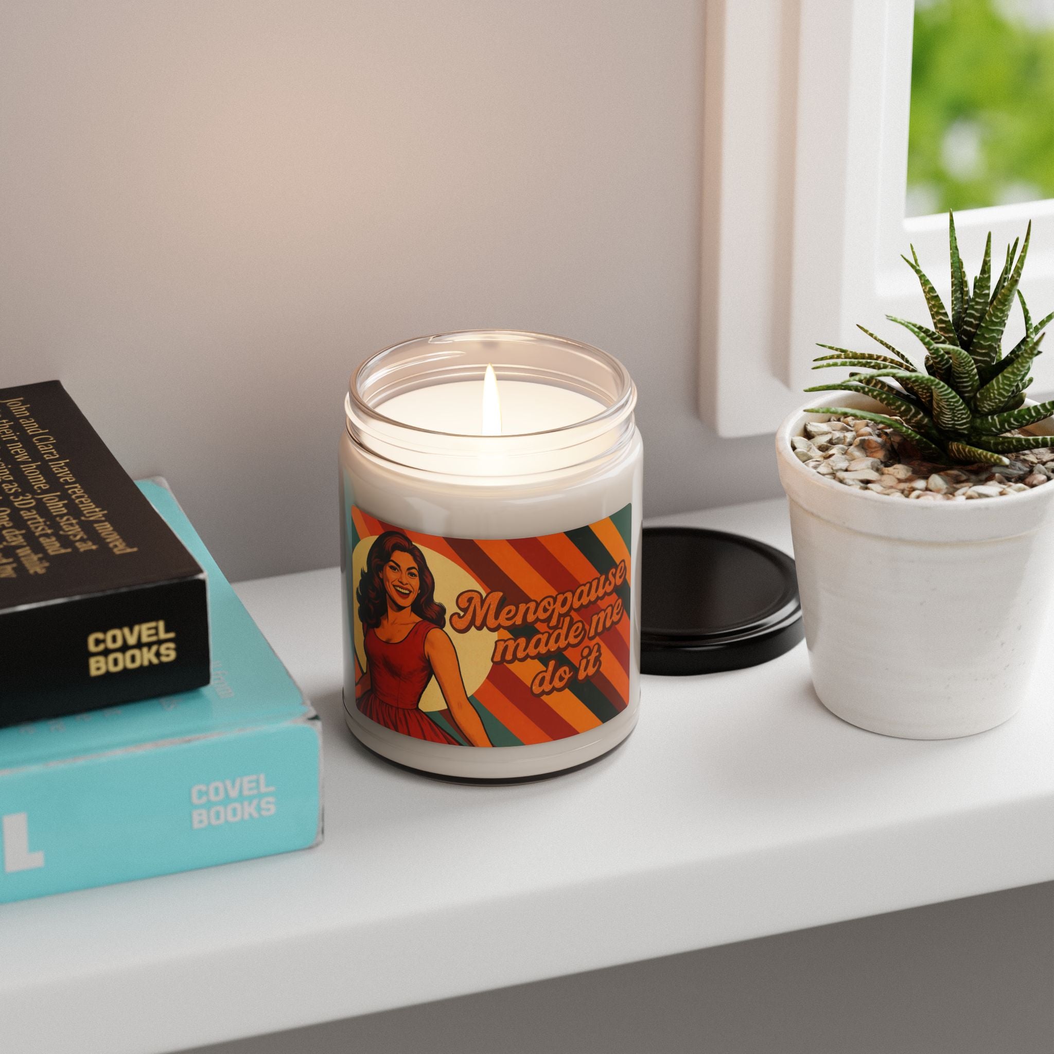 Hot Flash Muse. Menopause Made Me Do It Scented Soy Candle