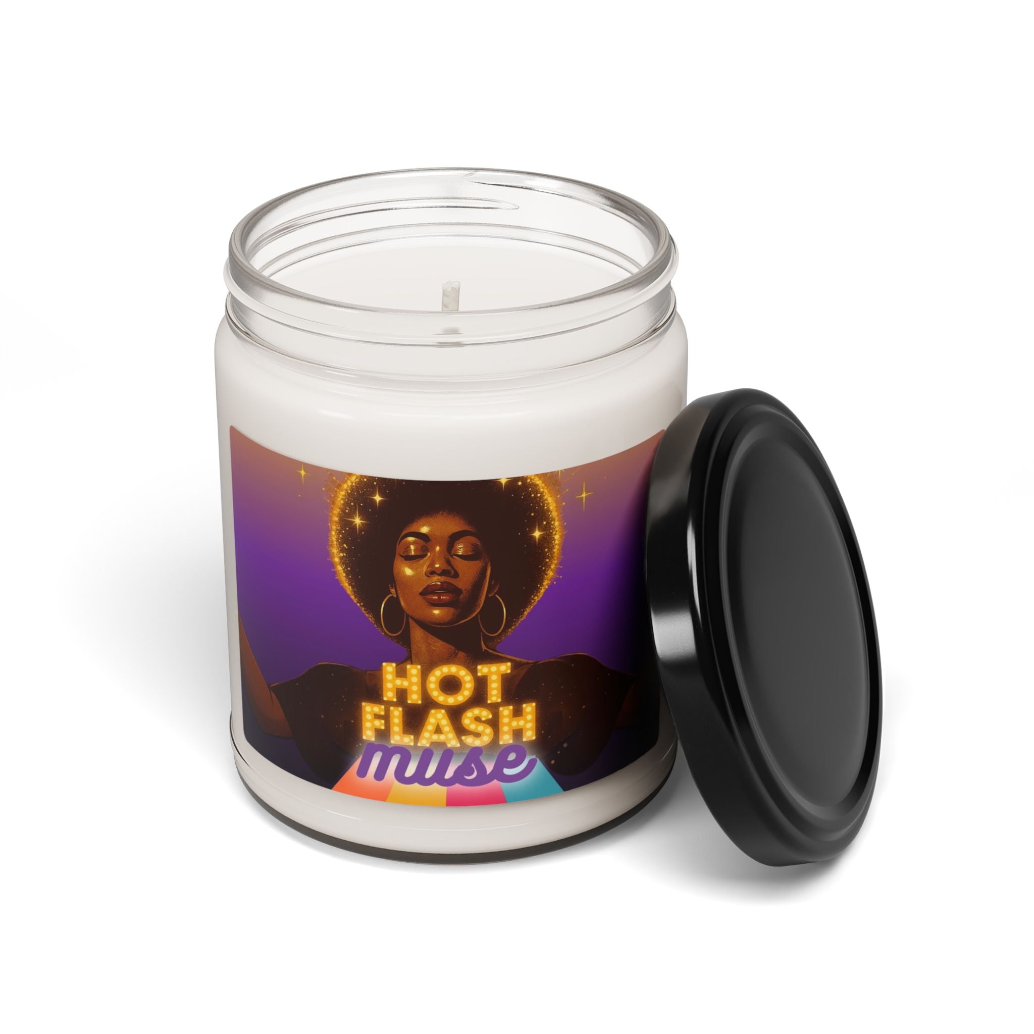 Hot Flash Muse. Levitating Scented Soy Candle