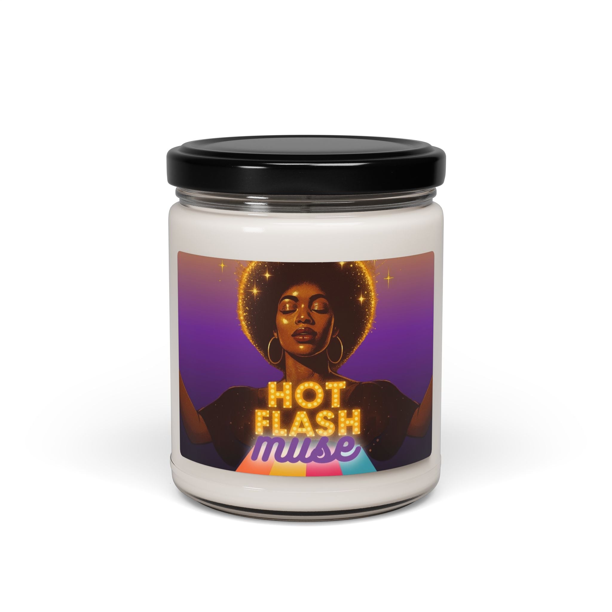 Hot Flash Muse. Levitating Scented Soy Candle