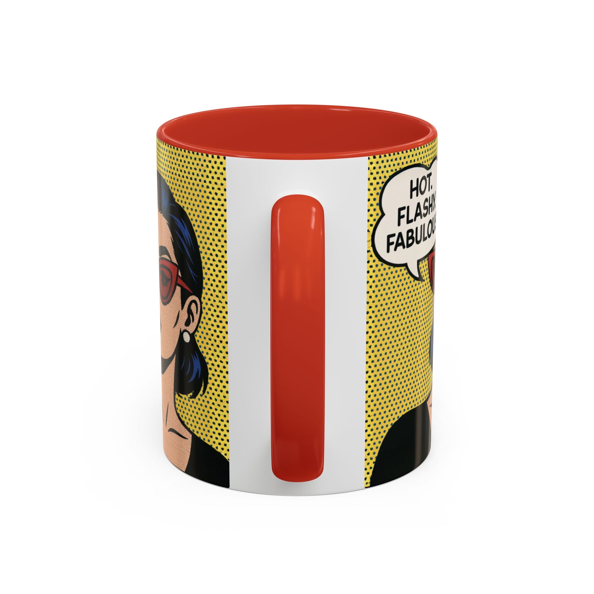 Hot. Flashy. Fabulous. Mug.  Funny Menopause Coffee Cup for Women