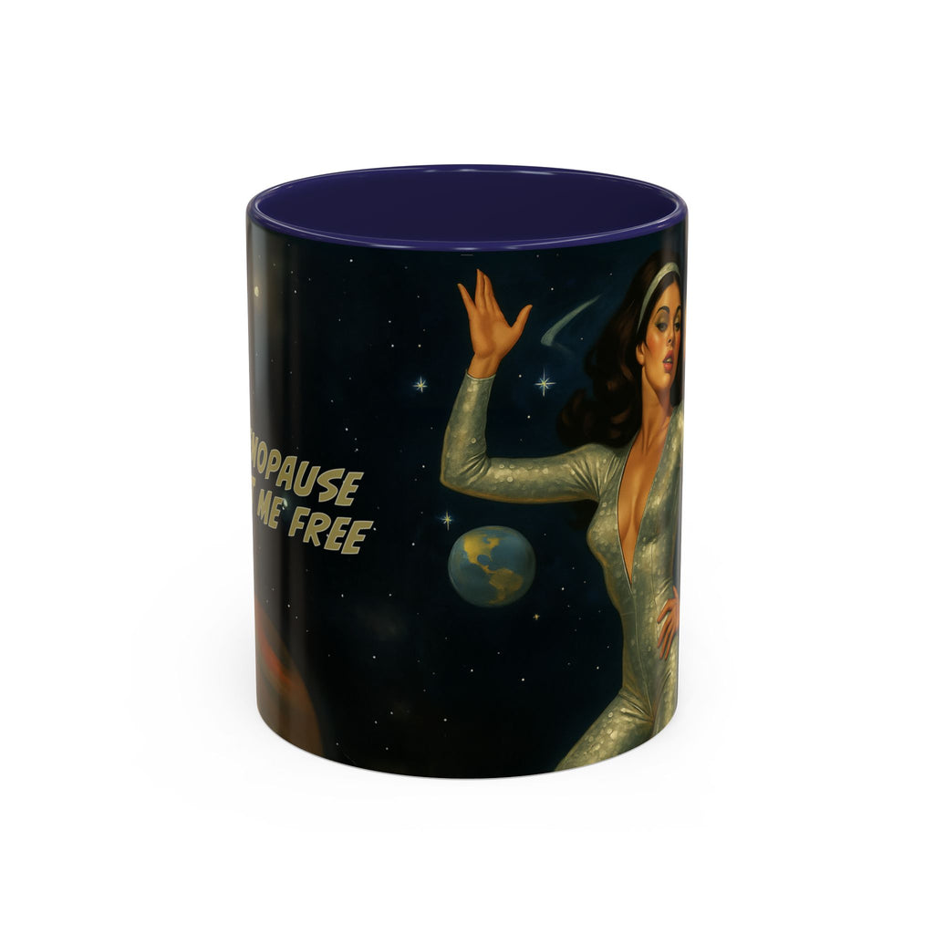 Menopause, Set Me Free. Funny Retro Coffee Mug