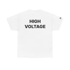 Women's BACKUP | HIGH VOLTAGE Statement T-Shirt. Bold Graphic Tee