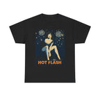 Hot Flash. Vintage-Inspired Graphic Cotton T-Shirt