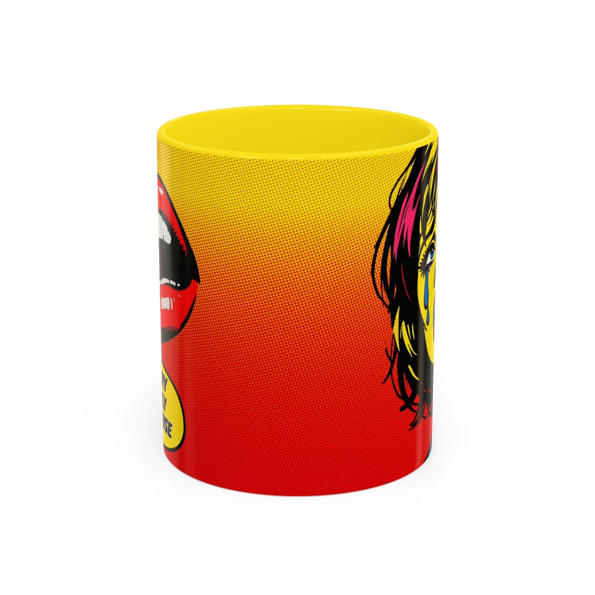 Dont Cry Is Only Menopause Accent Coffee Mug — Funny Menopause Gift (11/15 oz)