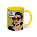 Hot. Flashy. Fabulous. Mug.  Funny Menopause Coffee Cup for Women