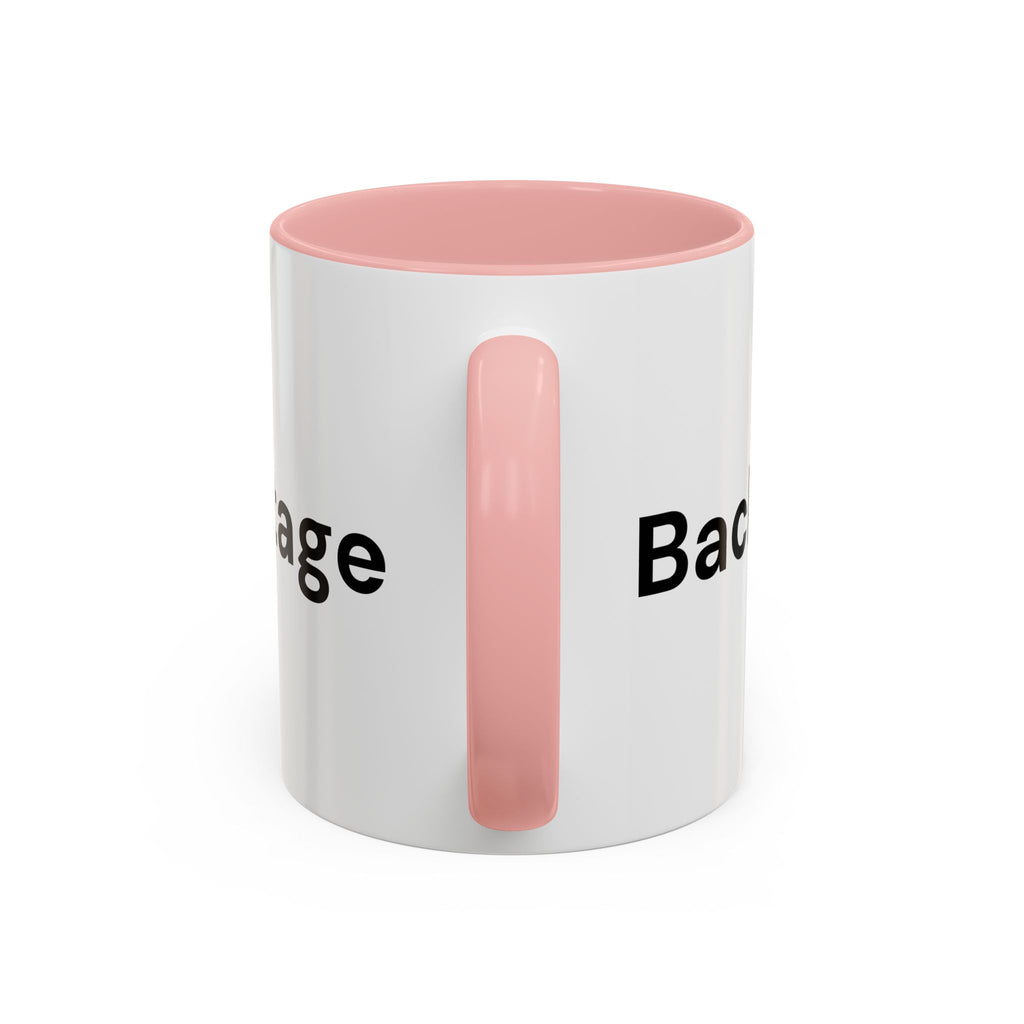 Menopause Humor Coffee Mug — “Back Up. High Voltage.” Accent 11/15oz