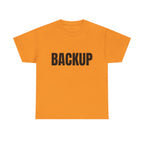 Women's BACKUP Statement T-Shirt. Bold Graphic Tee