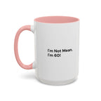 I'm Not Mean, I'm 60 Coffee Mug — Funny Menopause Gift (11/15 oz)
