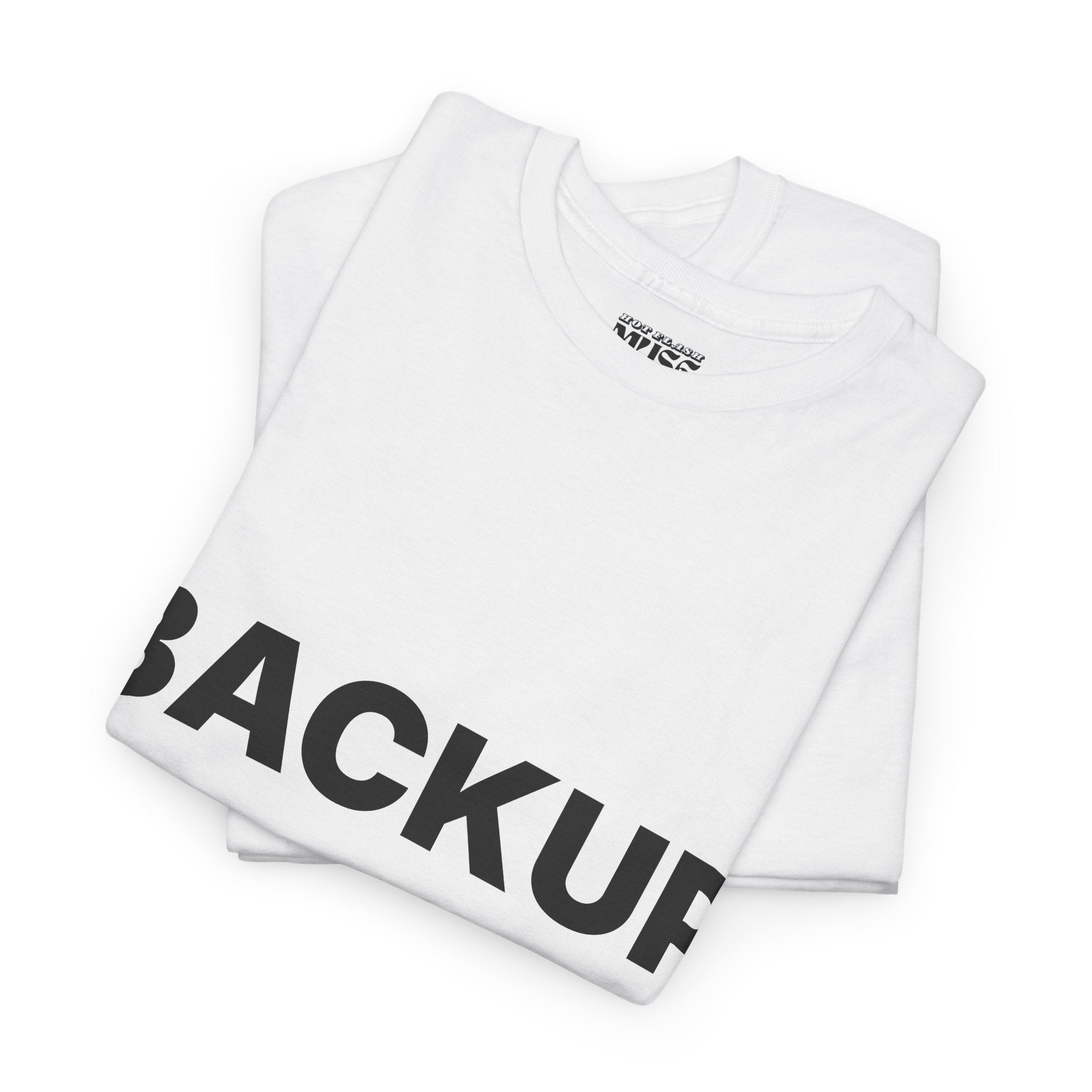 Women's BACKUP | HIGH VOLTAGE Statement T-Shirt. Bold Graphic Tee