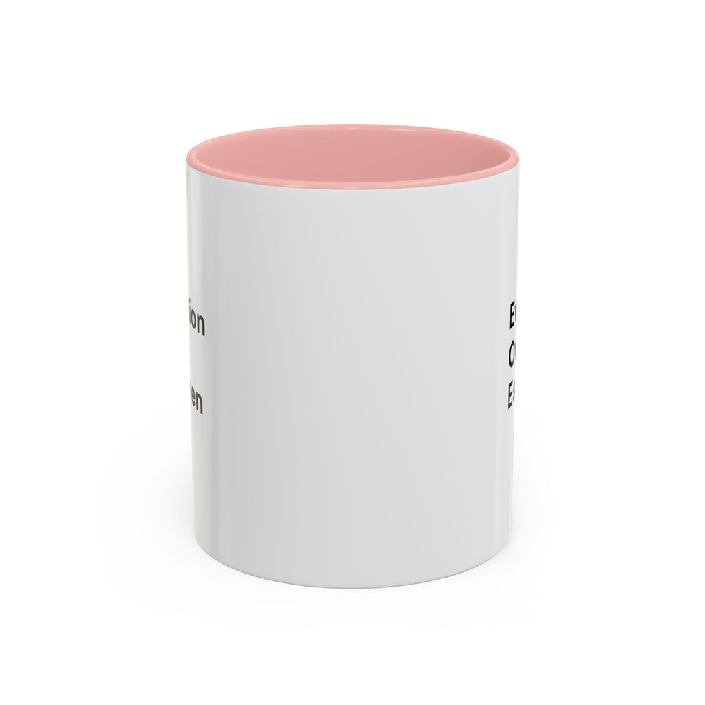 Evolution Over Estrogen Mug — Feminist Statement Coffee Cup (11/15 oz)