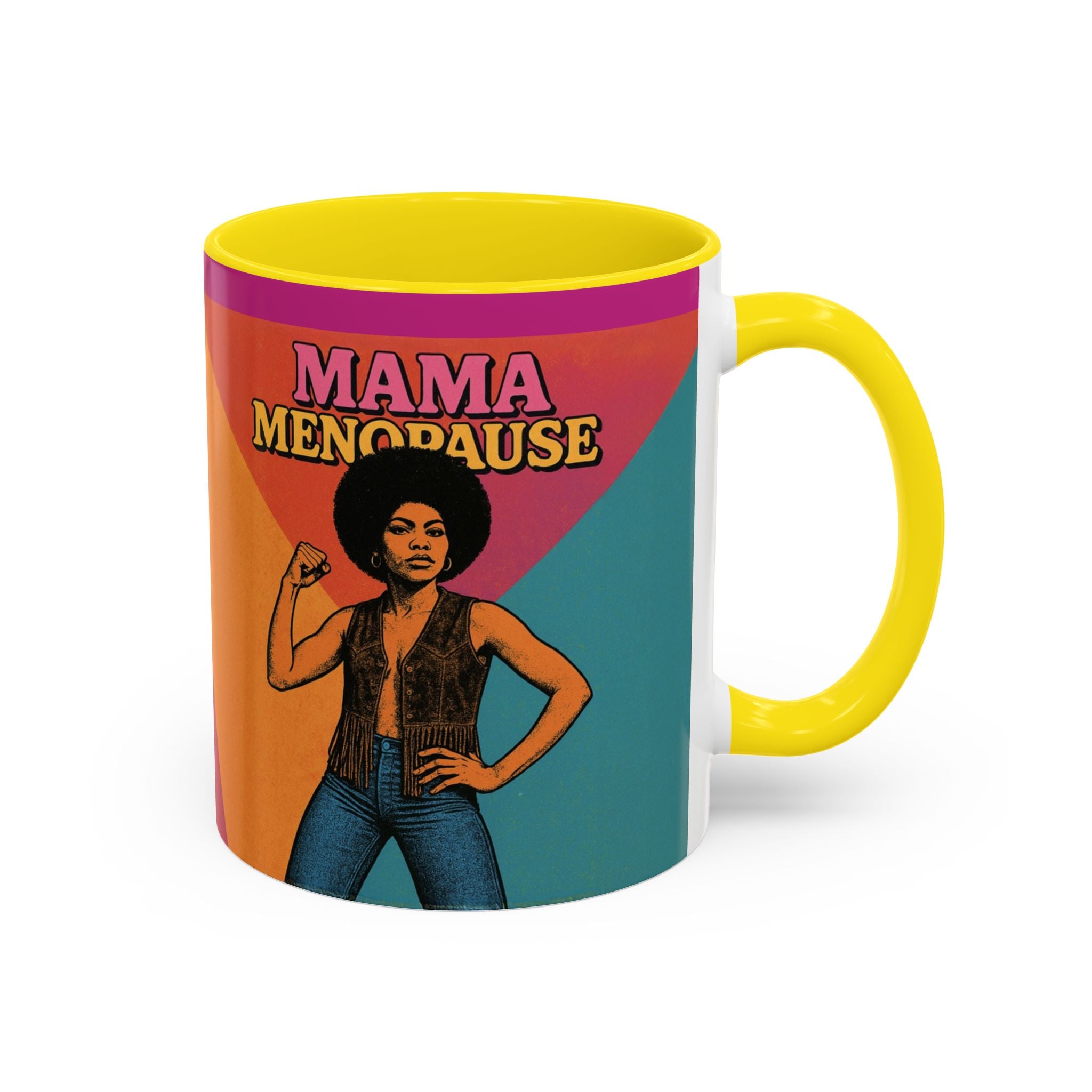 Midlife Confidence “Mama Menopause” Mug.  Funny Menopause Coffee Cup for Women