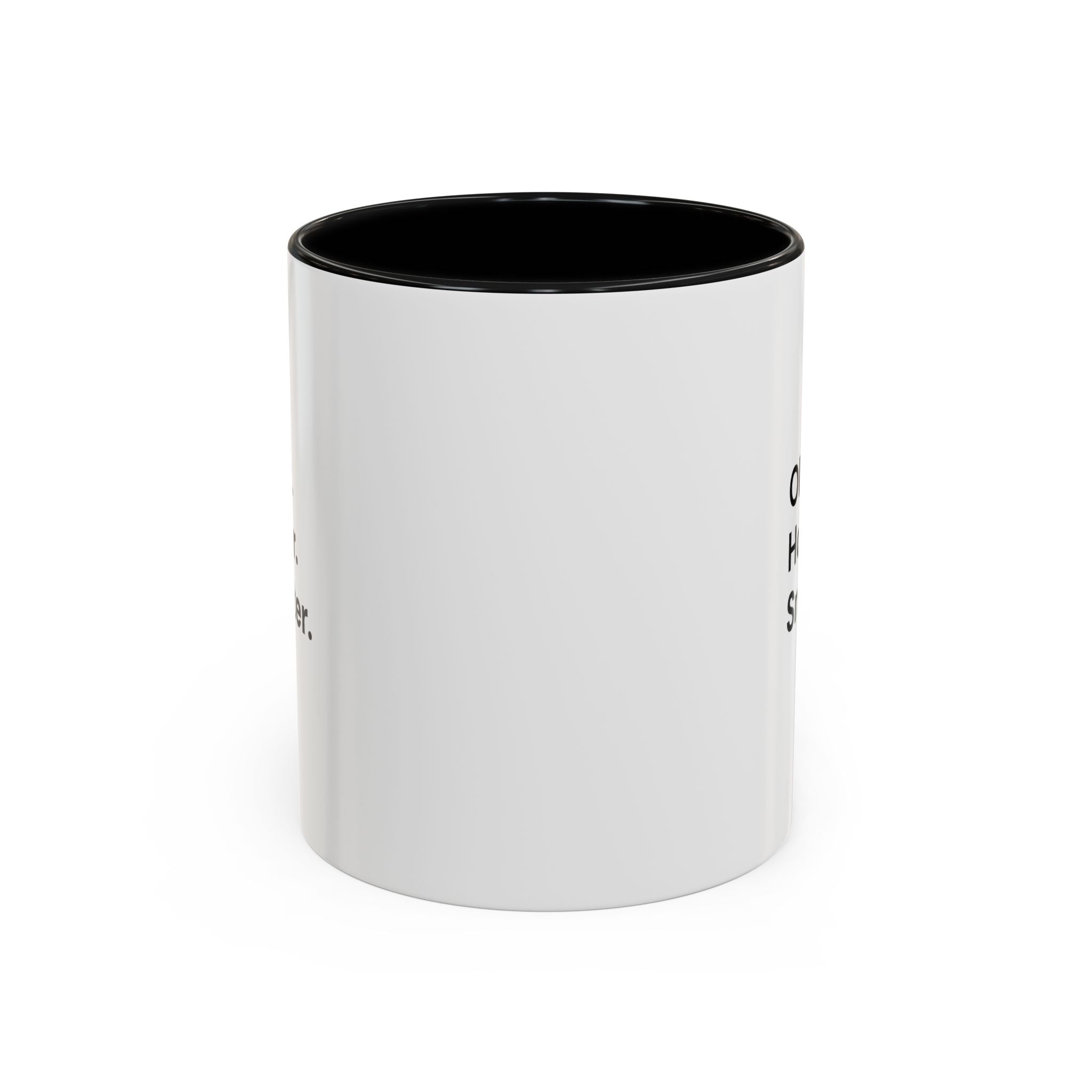 Older Hotter Smarter Coffee Mug, Funny 40th 50th 60th Birthday Gift for Her, Minimalist Aesthetic Accent Mug (11/15 oz)