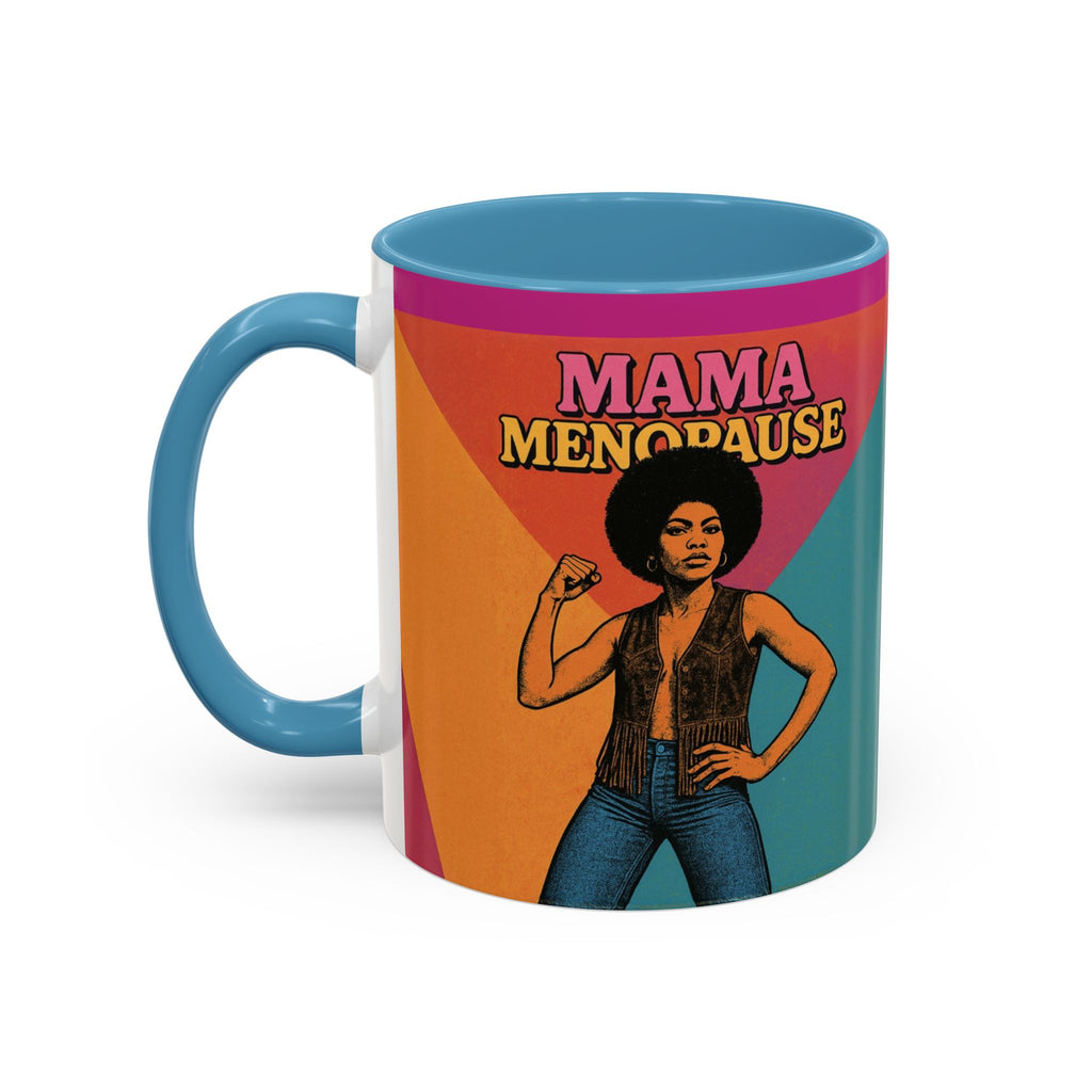 Midlife Confidence “Mama Menopause” Mug.  Funny Menopause Coffee Cup for Women