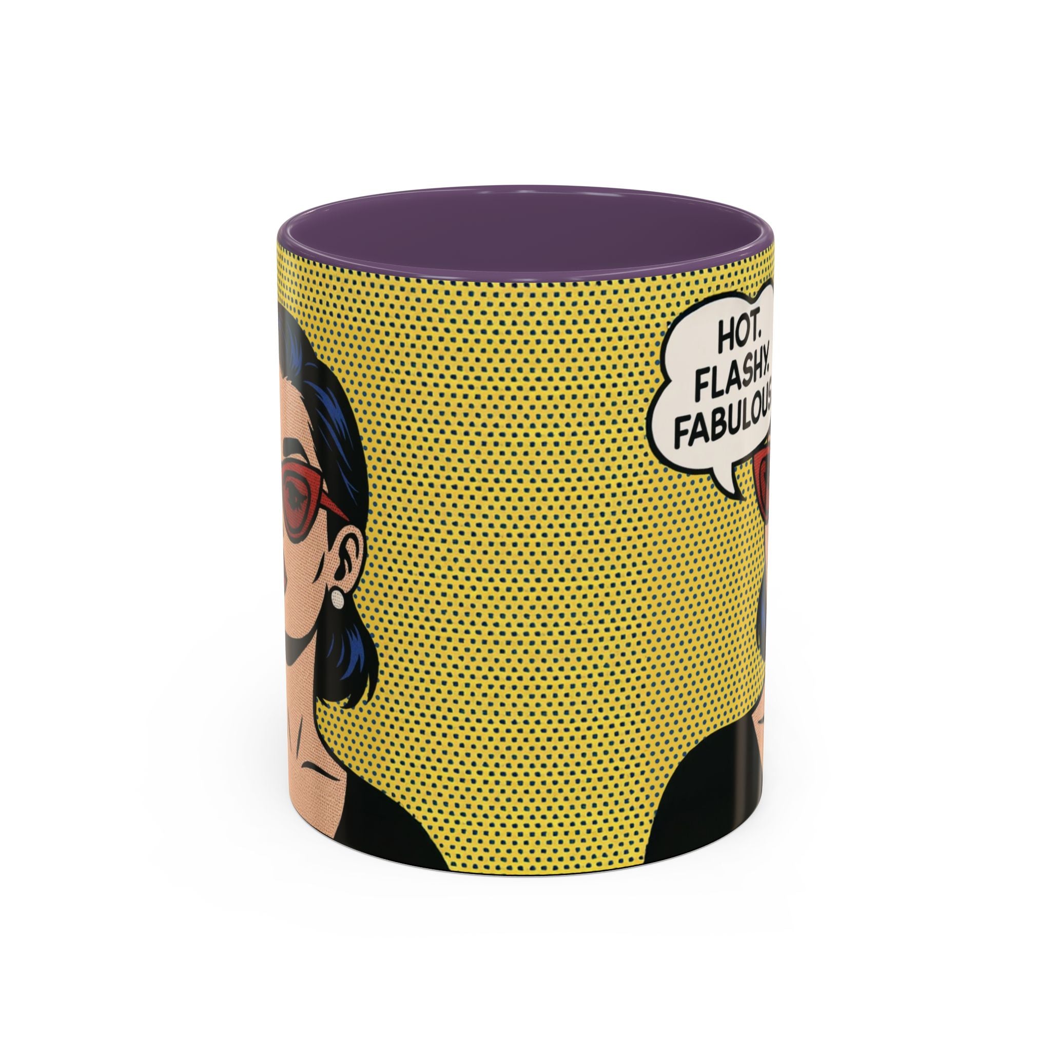 Hot. Flashy. Fabulous. Mug.  Funny Menopause Coffee Cup for Women