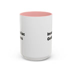 Insomniac Goddess Accent Coffee Mug — Funny Menopause Night Waking Gift