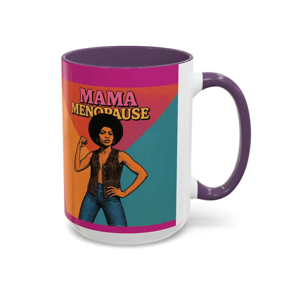 Midlife Confidence “Mama Menopause” Mug.  Funny Menopause Coffee Cup for Women