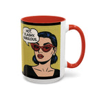 Hot. Flashy. Fabulous. Mug.  Funny Menopause Coffee Cup for Women