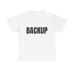 Women's BACKUP Statement T-Shirt. Bold Graphic Tee