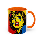 Dont Cry Is Only Menopause Accent Coffee Mug — Funny Menopause Gift (11/15 oz)