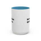 Insomniac Goddess Accent Coffee Mug — Funny Menopause Night Waking Gift