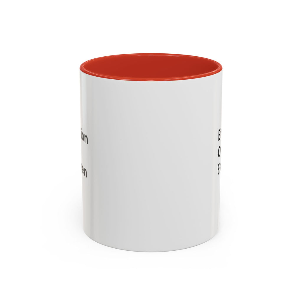 Evolution Over Estrogen Mug — Feminist Statement Coffee Cup (11/15 oz)