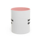 Insomniac Goddess Accent Coffee Mug — Funny Menopause Night Waking Gift