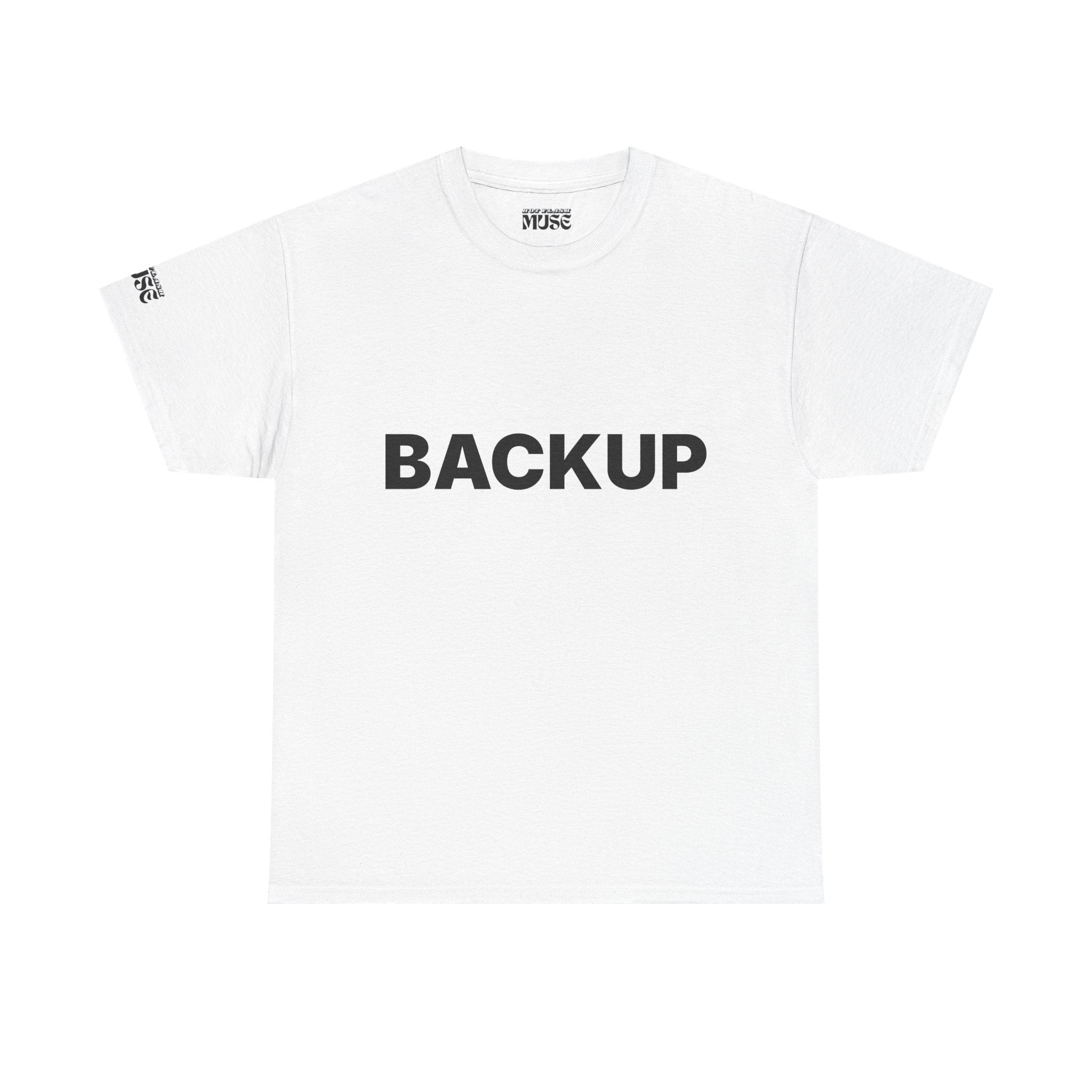 Women's BACKUP | HIGH VOLTAGE Statement T-Shirt. Bold Graphic Tee