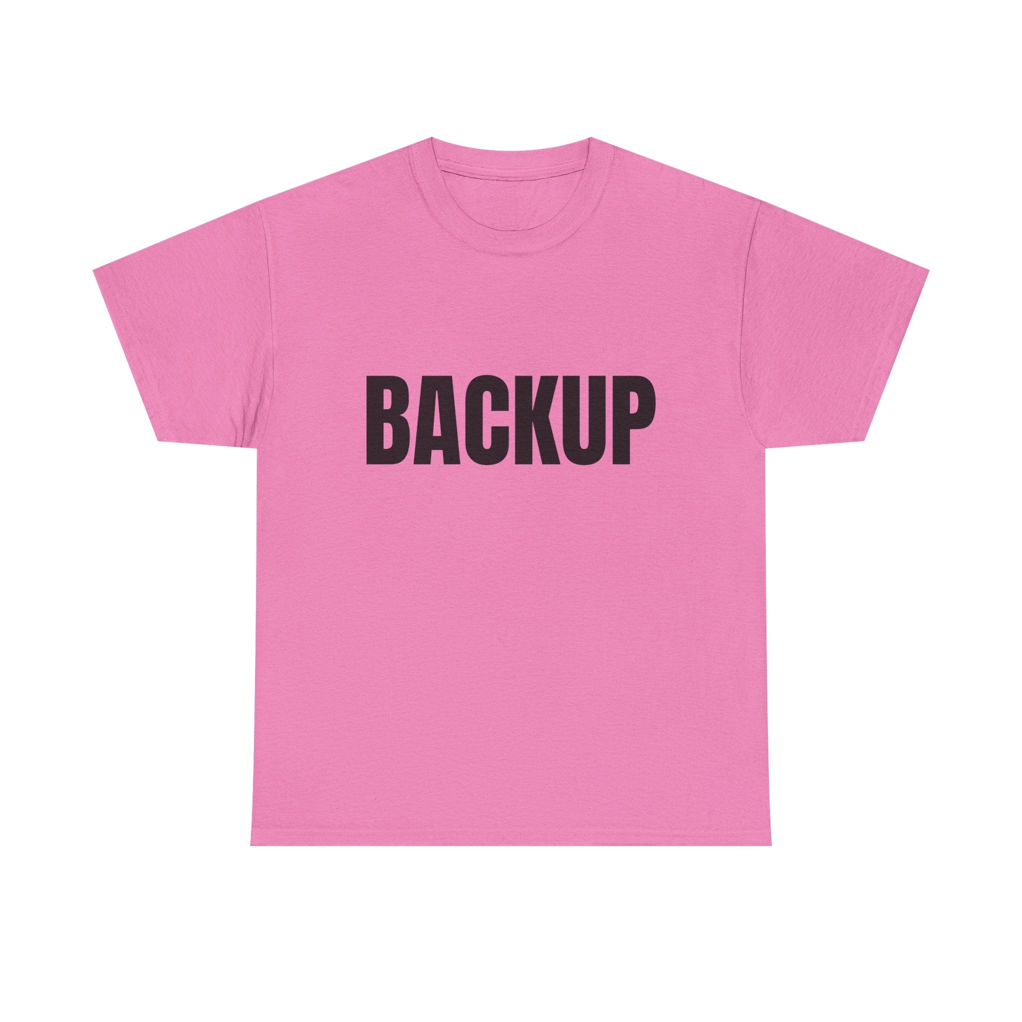 Women's BACKUP Statement T-Shirt. Bold Graphic Tee