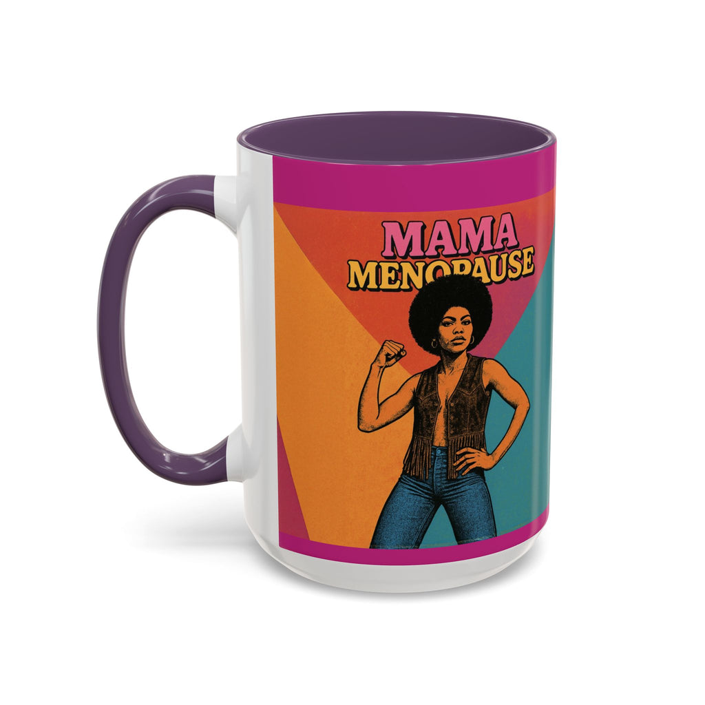 Midlife Confidence “Mama Menopause” Mug.  Funny Menopause Coffee Cup for Women