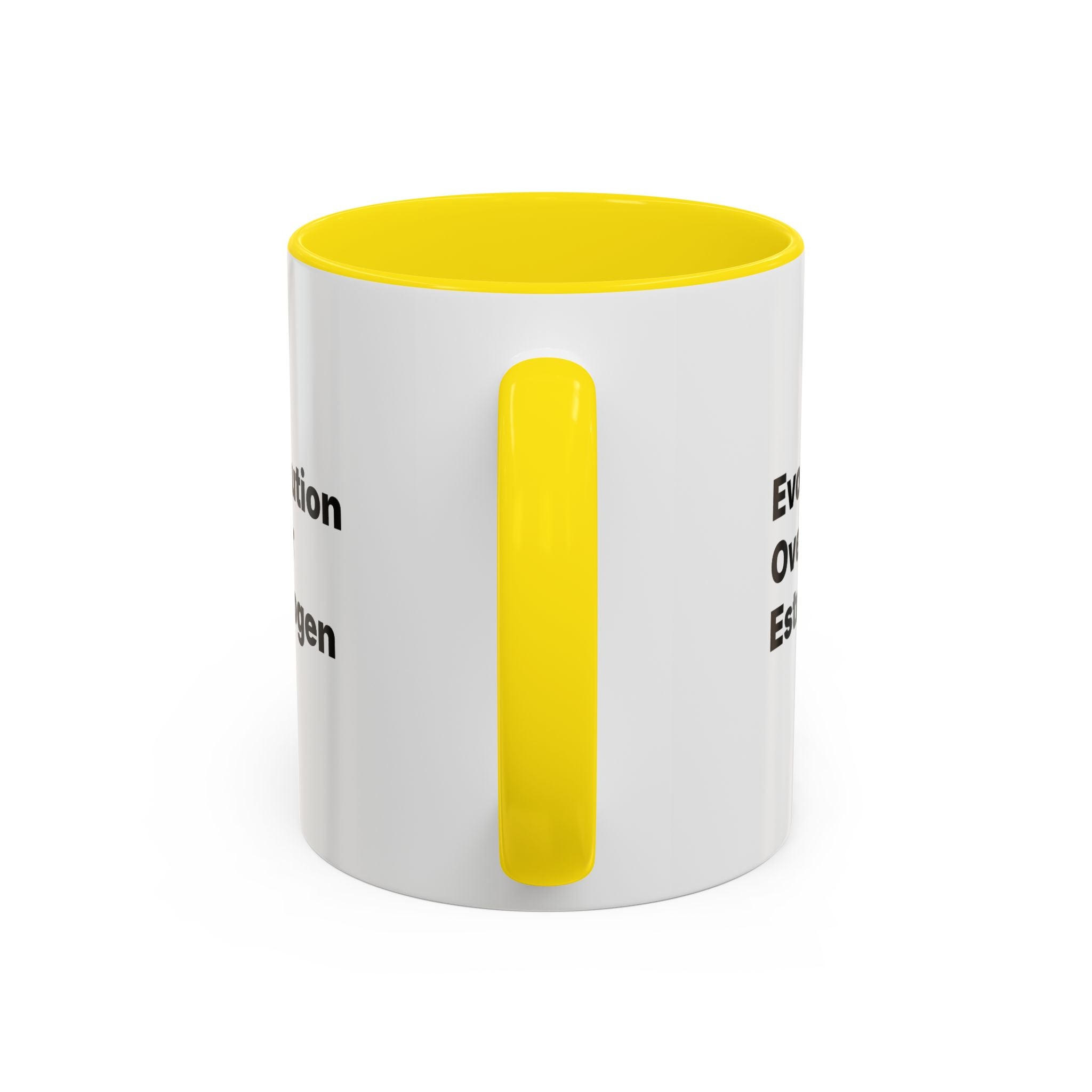 Evolution Over Estrogen Mug. Feminist Statement Coffee Cup (11/15 oz)