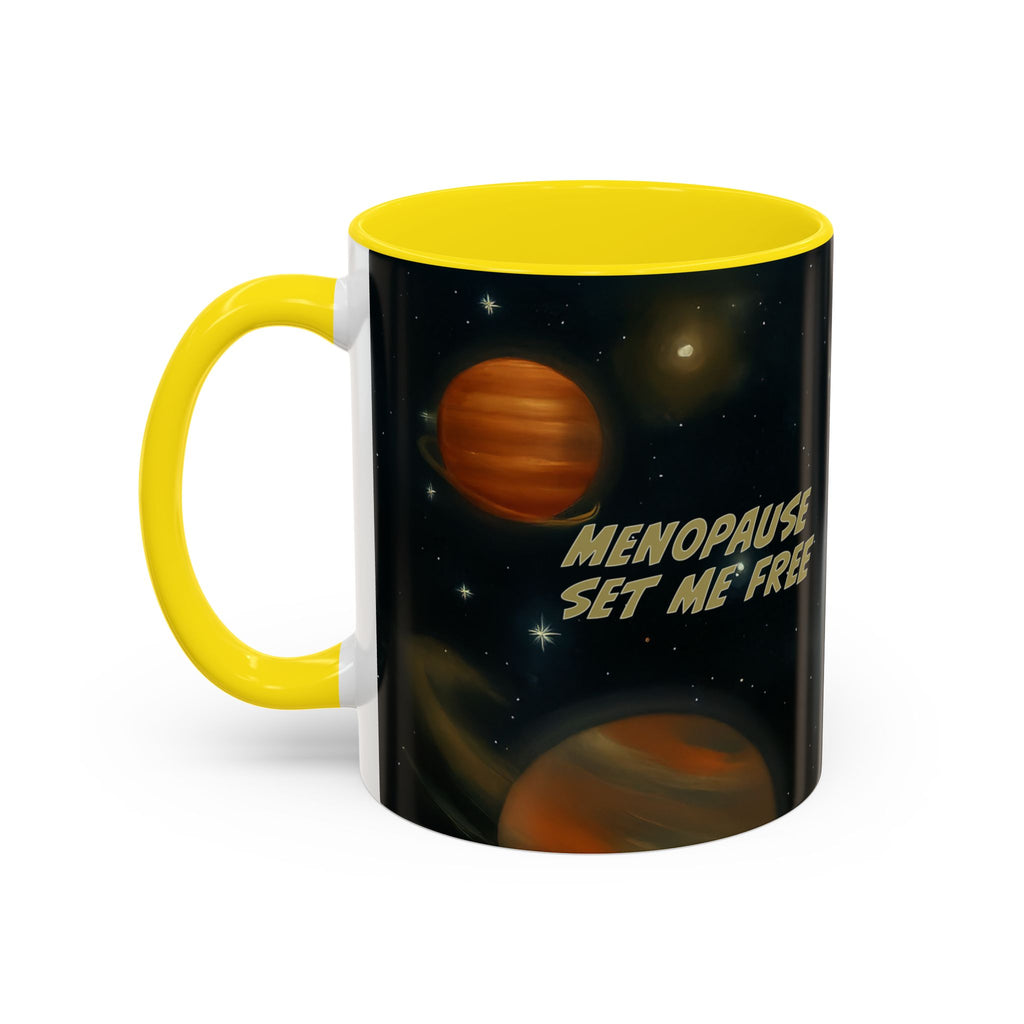 Menopause, Set Me Free. Funny Retro Coffee Mug