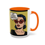 Hot. Flashy. Fabulous. Mug.  Funny Menopause Coffee Cup for Women