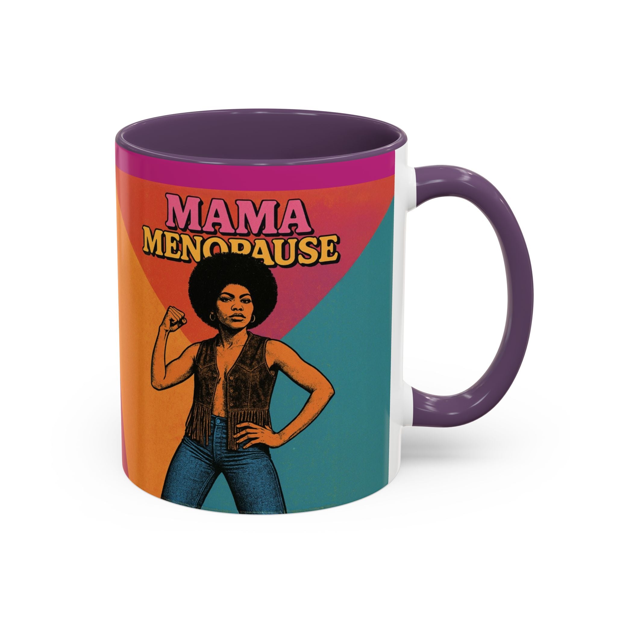 Midlife Confidence “Mama Menopause” Mug.  Funny Menopause Coffee Cup for Women
