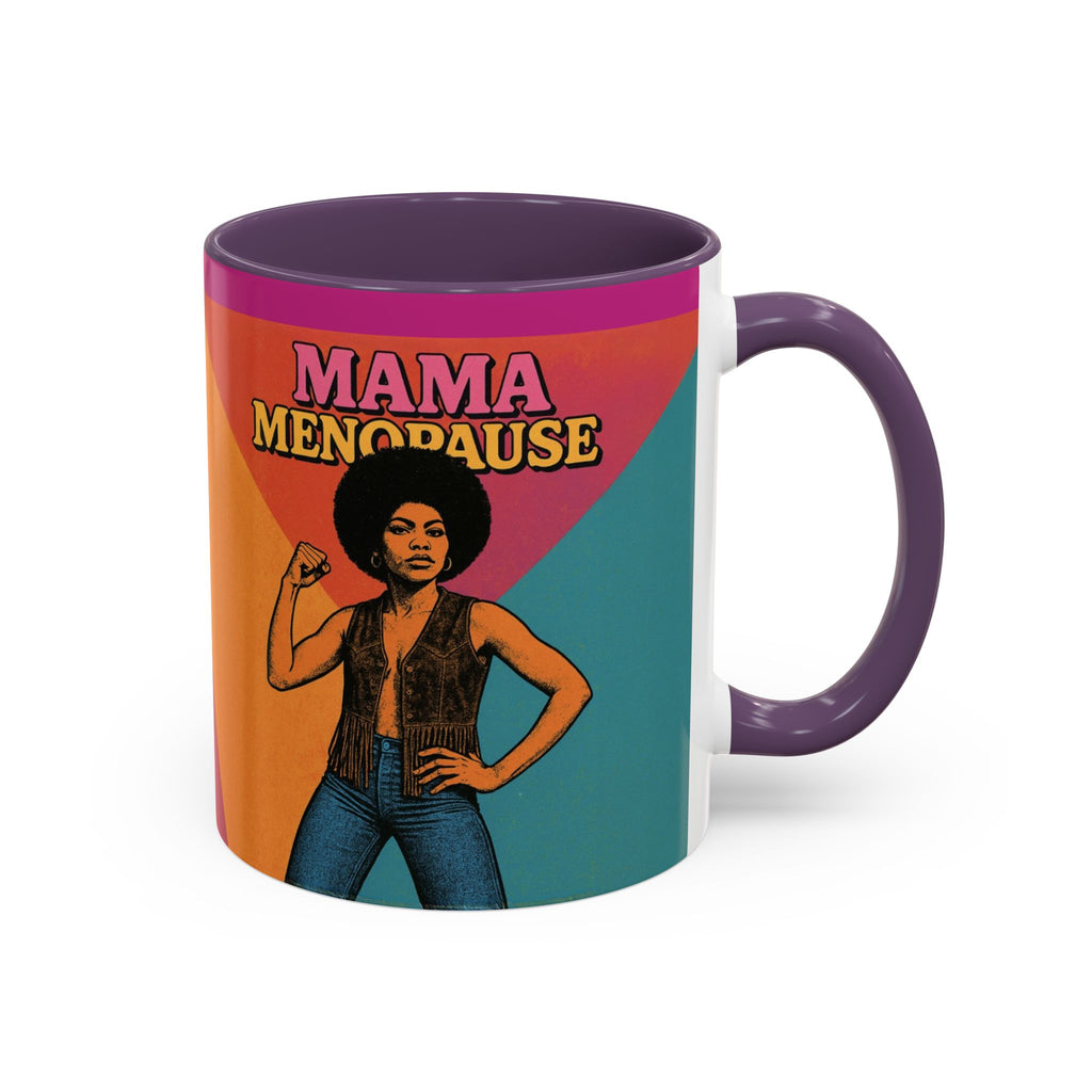 Midlife Confidence “Mama Menopause” Mug.  Funny Menopause Coffee Cup for Women