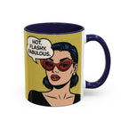 Hot. Flashy. Fabulous. Mug.  Funny Menopause Coffee Cup for Women