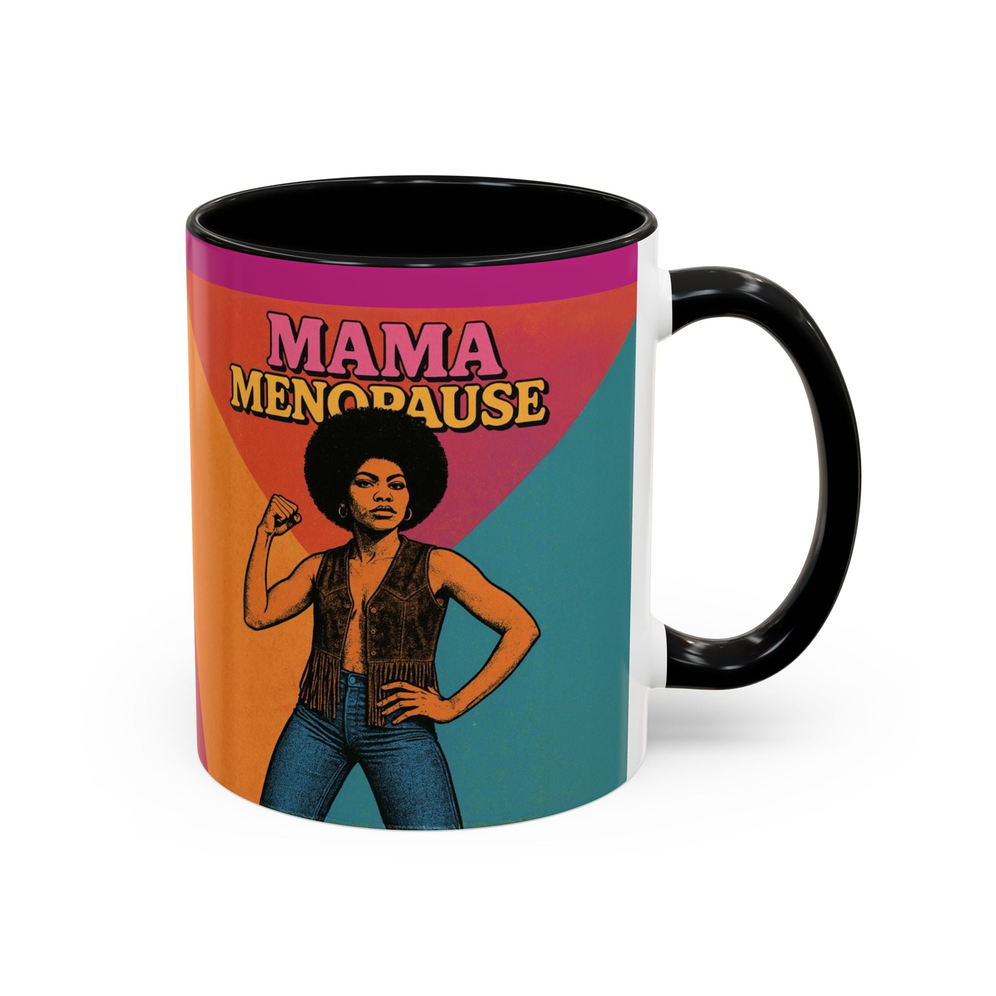 Midlife Confidence “Mama Menopause” Mug.  Funny Menopause Coffee Cup for Women
