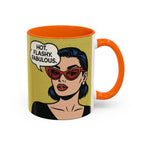 Hot. Flashy. Fabulous. Mug.  Funny Menopause Coffee Cup for Women