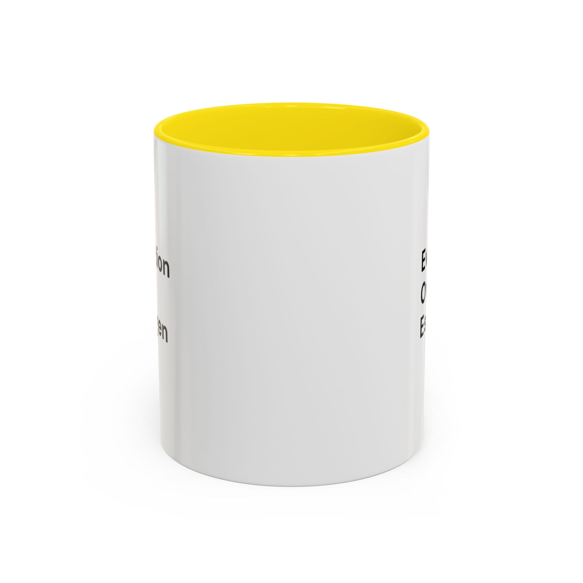 Evolution Over Estrogen Mug — Feminist Statement Coffee Cup (11/15 oz)