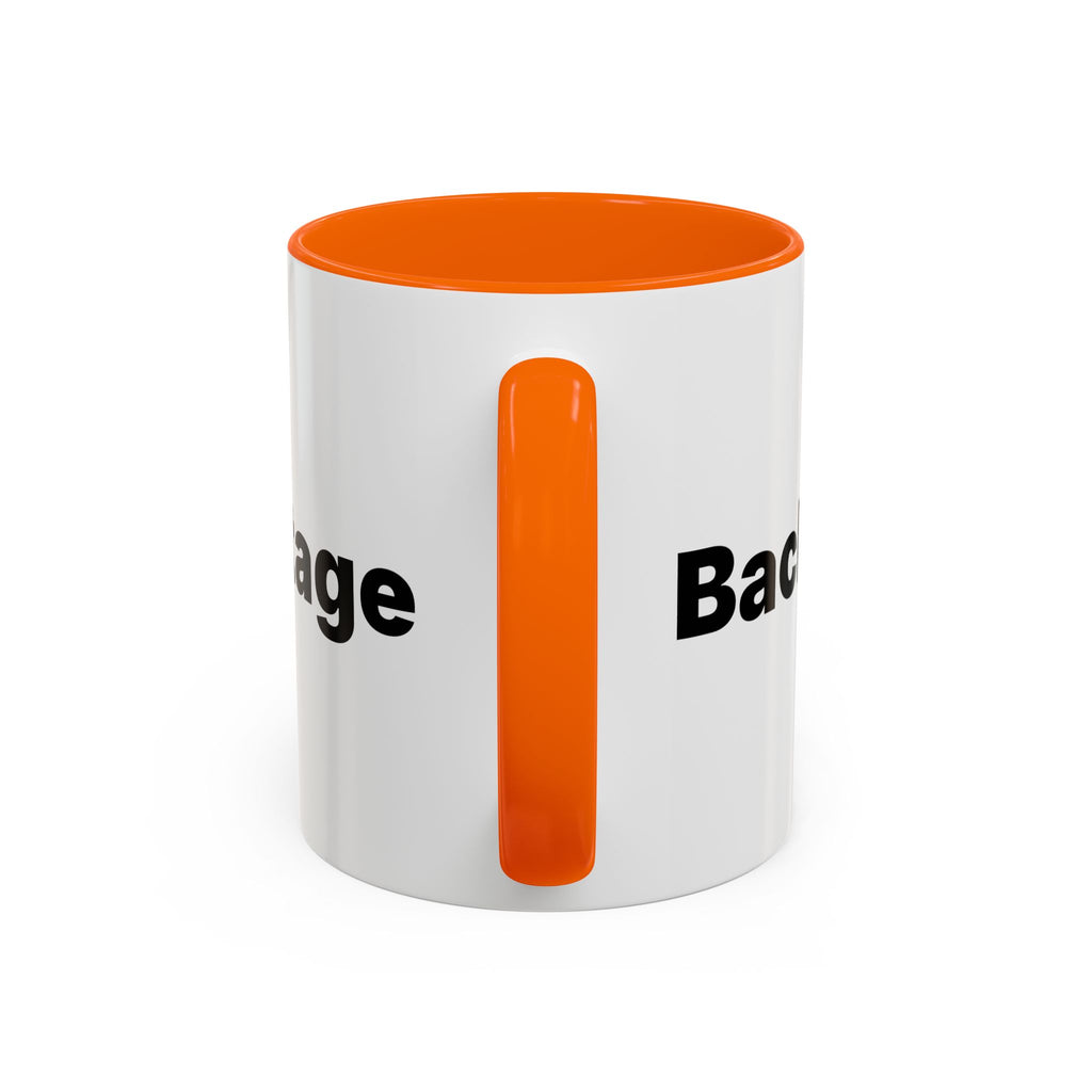 Menopause Humor Coffee Mug — “Back Up. High Voltage.” Accent 11/15oz