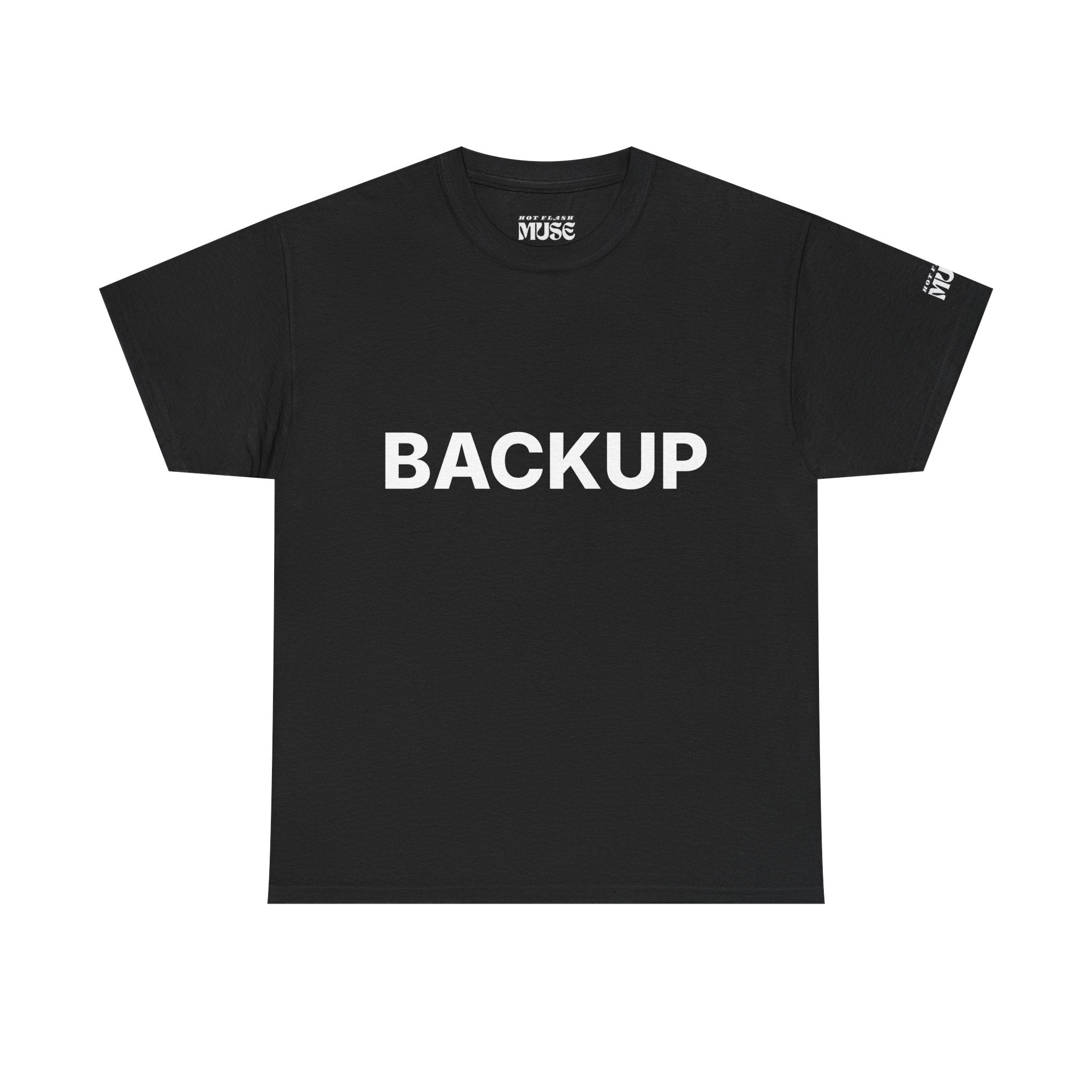 Women's BACKUP | HIGH VOLTAGE Statement T-Shirt. Bold Graphic Tee