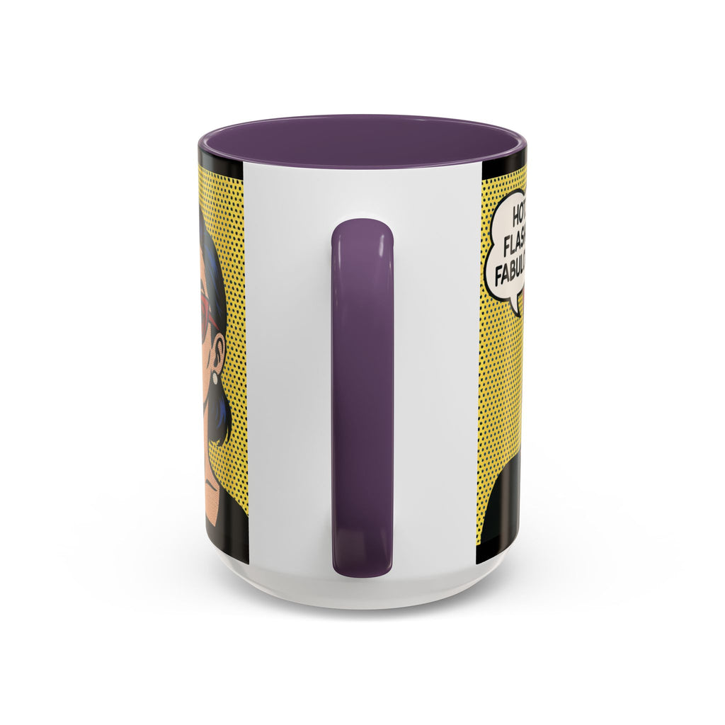 Hot. Flashy. Fabulous. Mug.  Funny Menopause Coffee Cup for Women